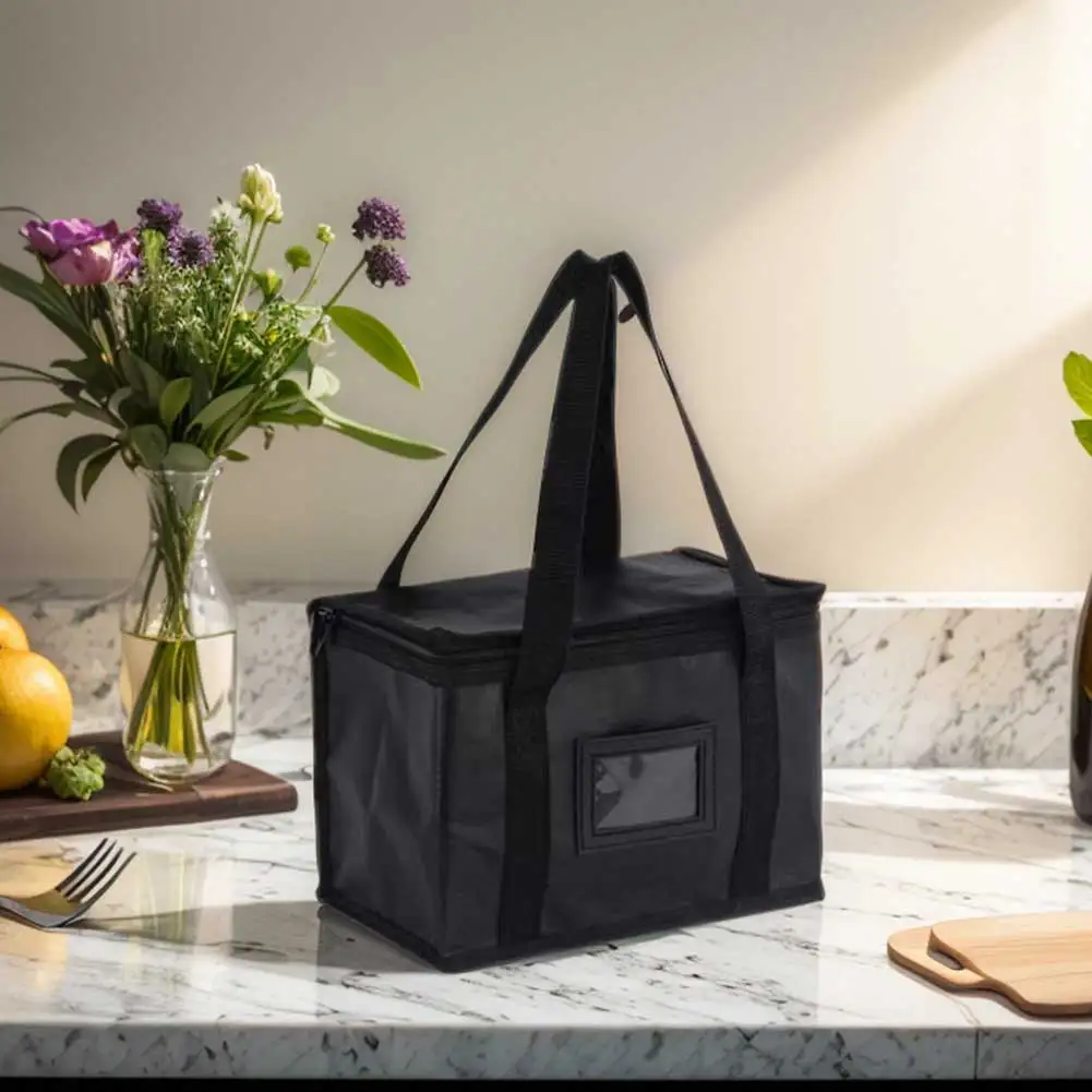 حقيبة غداء معزولة ذات سعة كبيرة وحامل طعام محمول وحقيبة تخزين حرارية متعددة الاستخدامات للعمل المكتبي