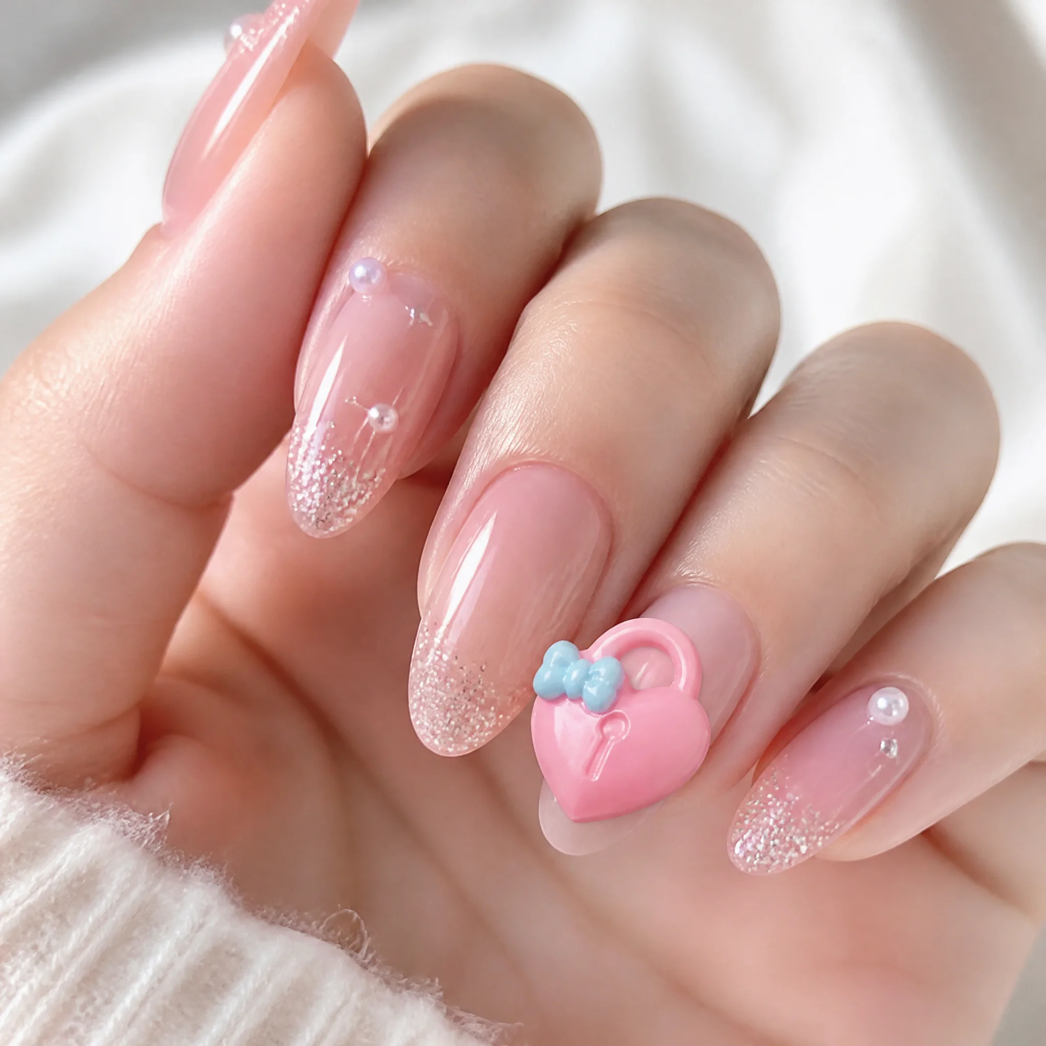 20Pcs Small Halloween Love Lock Heart Pill Skull Kawaii Cartoon Nail Art Charms Flatback Resin Junk Phone Case Decoration Charm - view 6