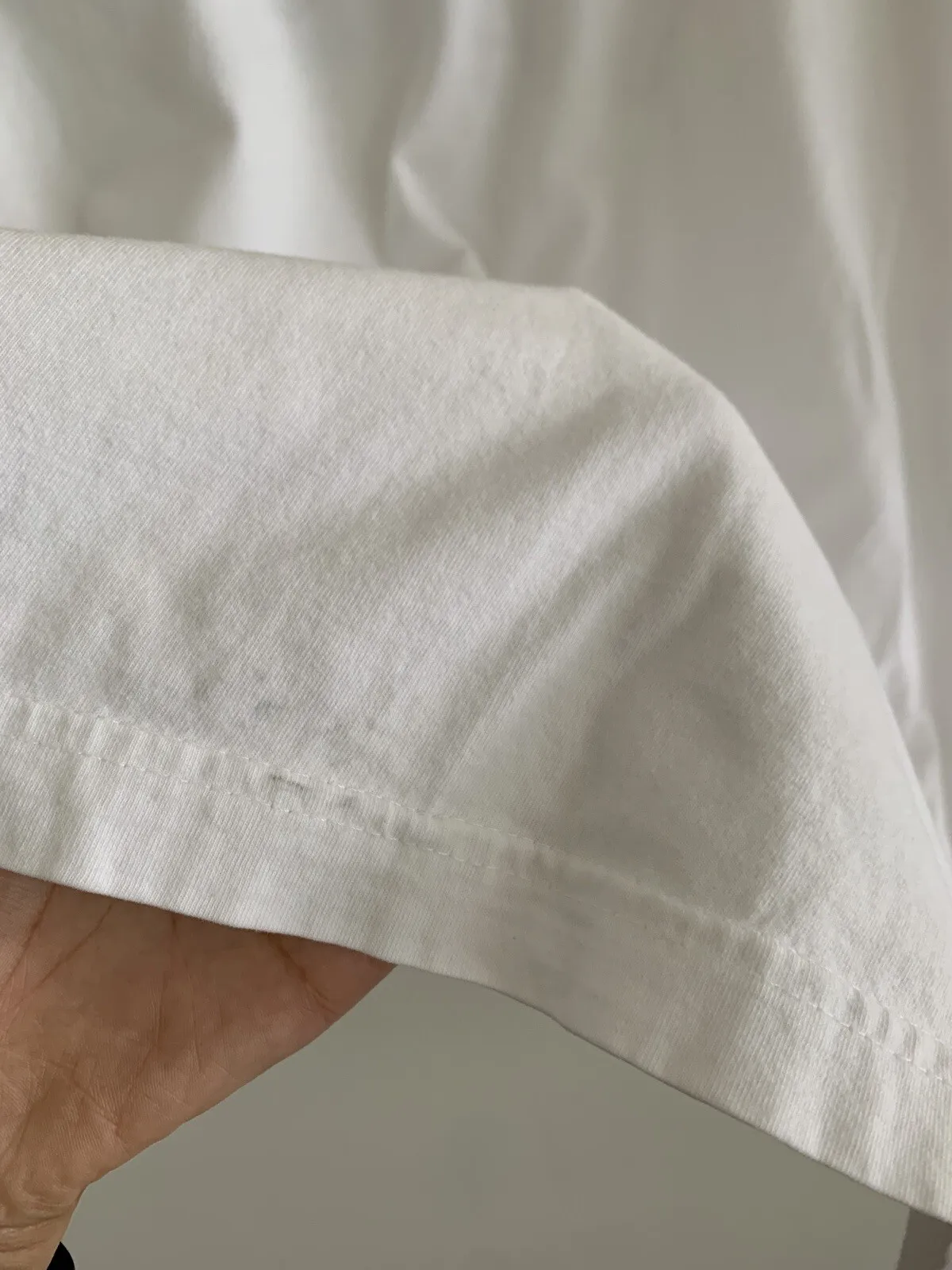 تي شيرت Vintage Nautica Spell Out White Tshirt Grunge Streetwear للرجال يرجى قراءة تي شيرت جرافيك عتيق للجنسين