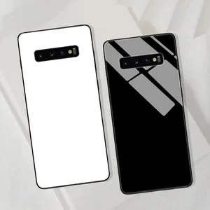 Para Samsung S10 5G Case de cubierta Cajas de vidrio templado para Samsung Galaxy S10E S10 S8 S9 más S20 Fe Ultra S7 Edge Back Bumper 12 mejores ventas Samsung S7 Edge Back Glass - №8