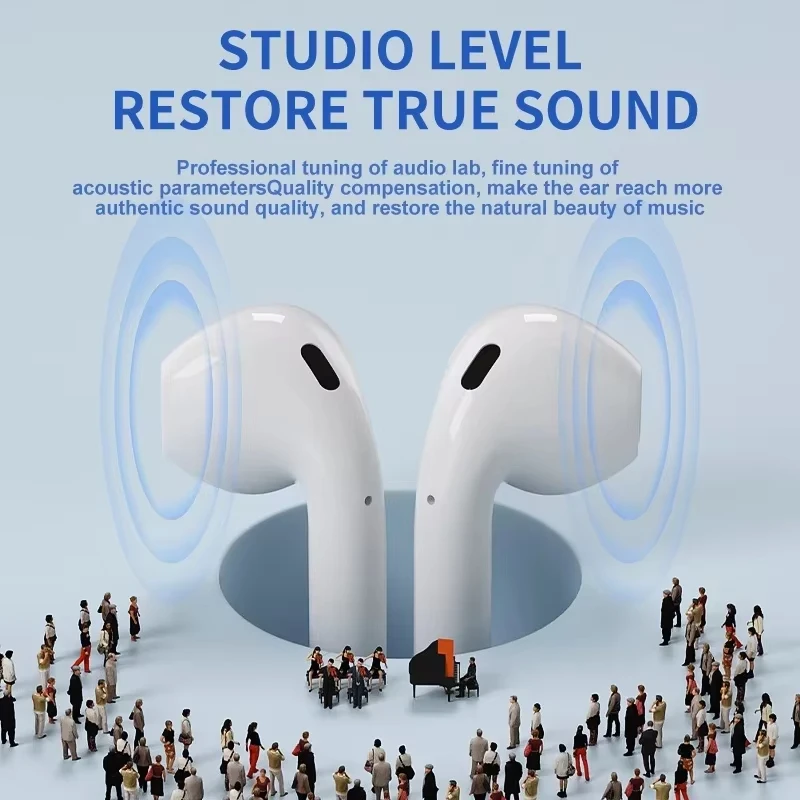 샤오미 A2 프로 블루투스 헤드셋 터치스크린 휴대용 TWS 하이파이 음질 긴 배터리 수명 스포츠 방수 헤드폰