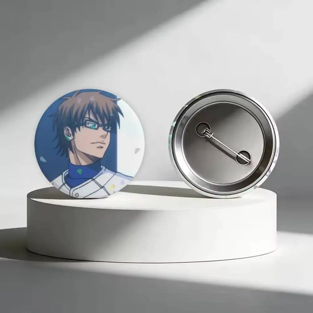 Diamond no Ace Baseball Eijun Laser Badge Creative Pins Brooch for Bag Clothes Hat Decor Gifts Fans Collect