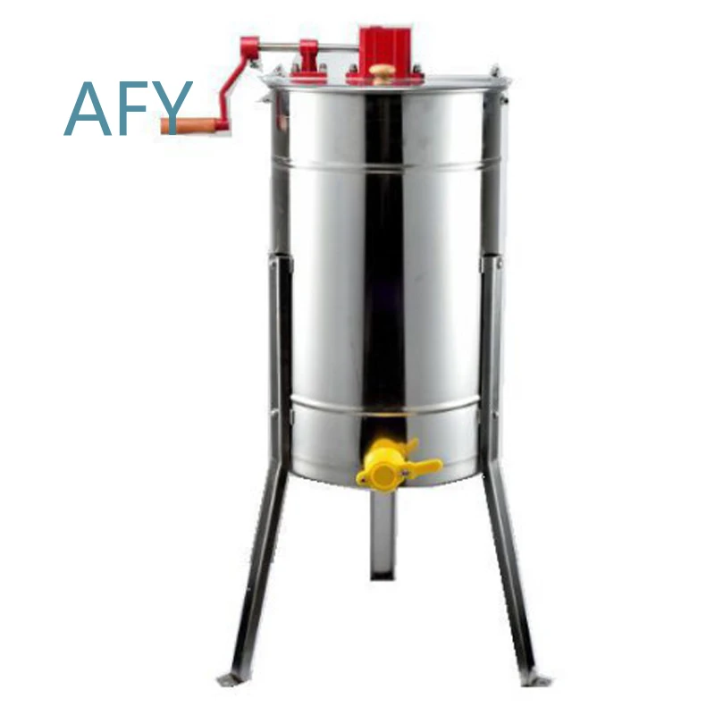 Honey Shaker for Beekeeping Tools Stainless Steel Honey Extractor Three Frame Manual Honey Collector for EX-003C Apiary