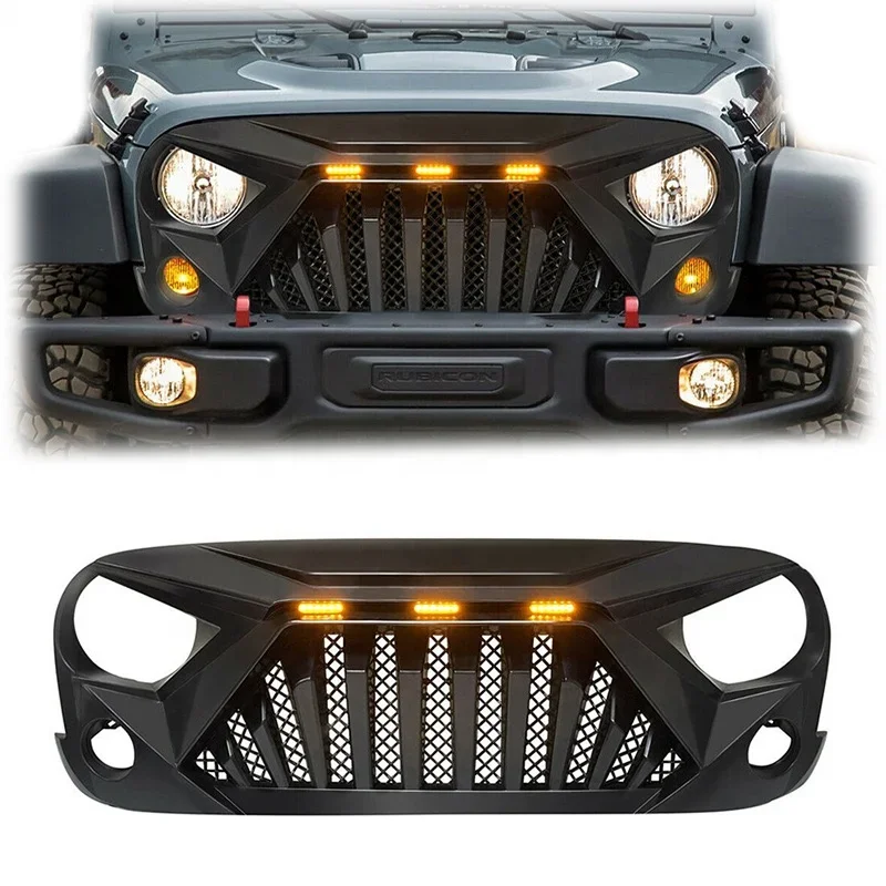 Gobison Sell Like Hot Cakes Car Grills Front Bumper Grille For Jeep Wrangler JK 2007-2017