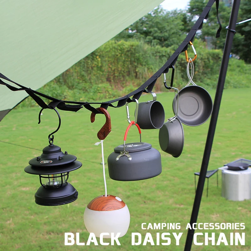 Outdoor Camping Multi-Functional Hanging Rope - Tent Canopy Decorative Webbing, Windproof Clothesline, And Camping Connection Co