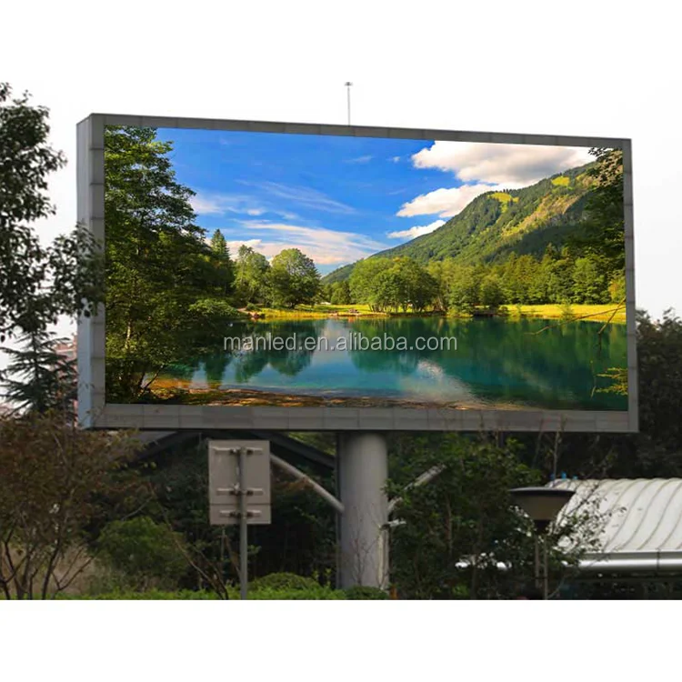Outdoor Waterproof Advertising Large Screen Video Poster TV P4 LED High Definition Full Color Display Screen