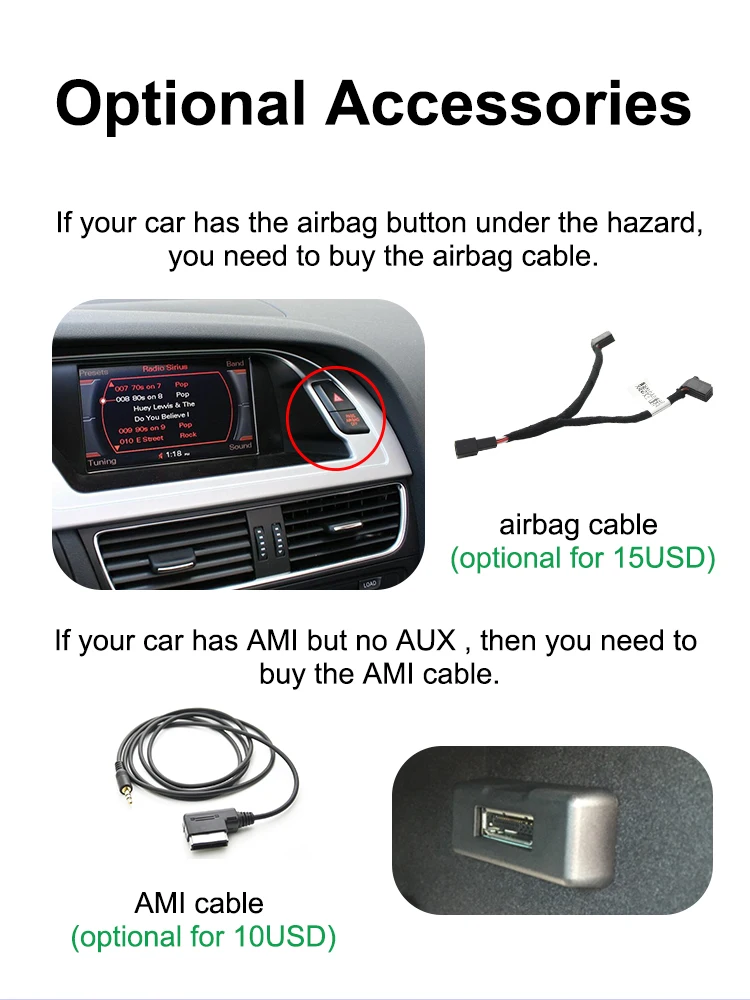 AUTOTOP Wifi 4G 10.25" Car Multimedia Player For Audi A4 B8 A5 S5 2009-2016 Wireless CarPlay Android Auto GPS Navigation BT 2Din