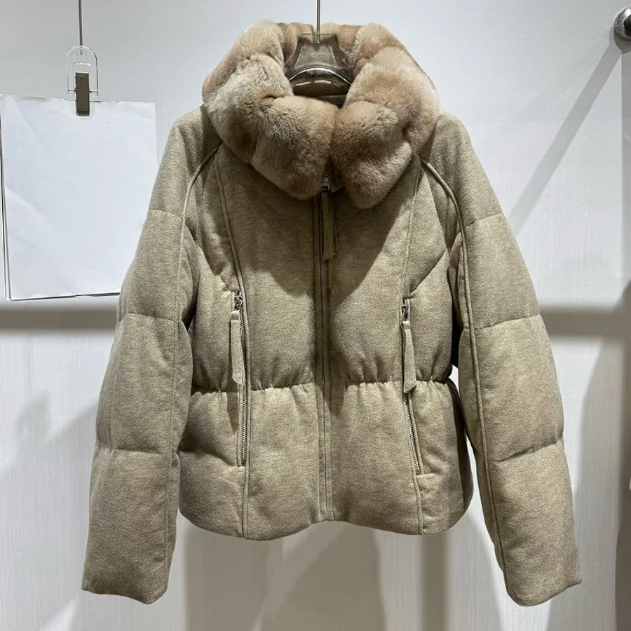 Women's Goose Down Jackets Sho - Wool Coat Peacoat recension och pris