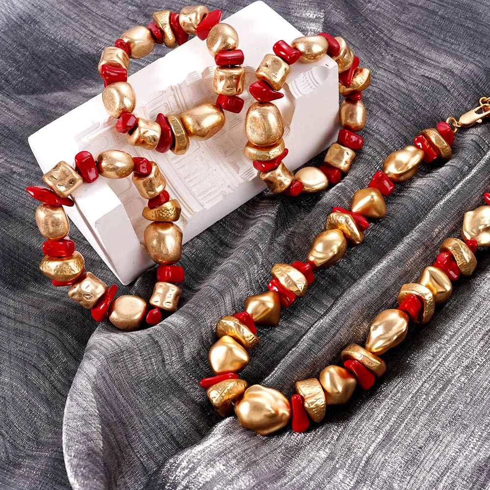 Accesorios de joyería de baile para fiesta de moda de estilo bohemio para mujer, collares dorados y plateados, pulseras étnicas bohemias elegantes, accesorio para mujer