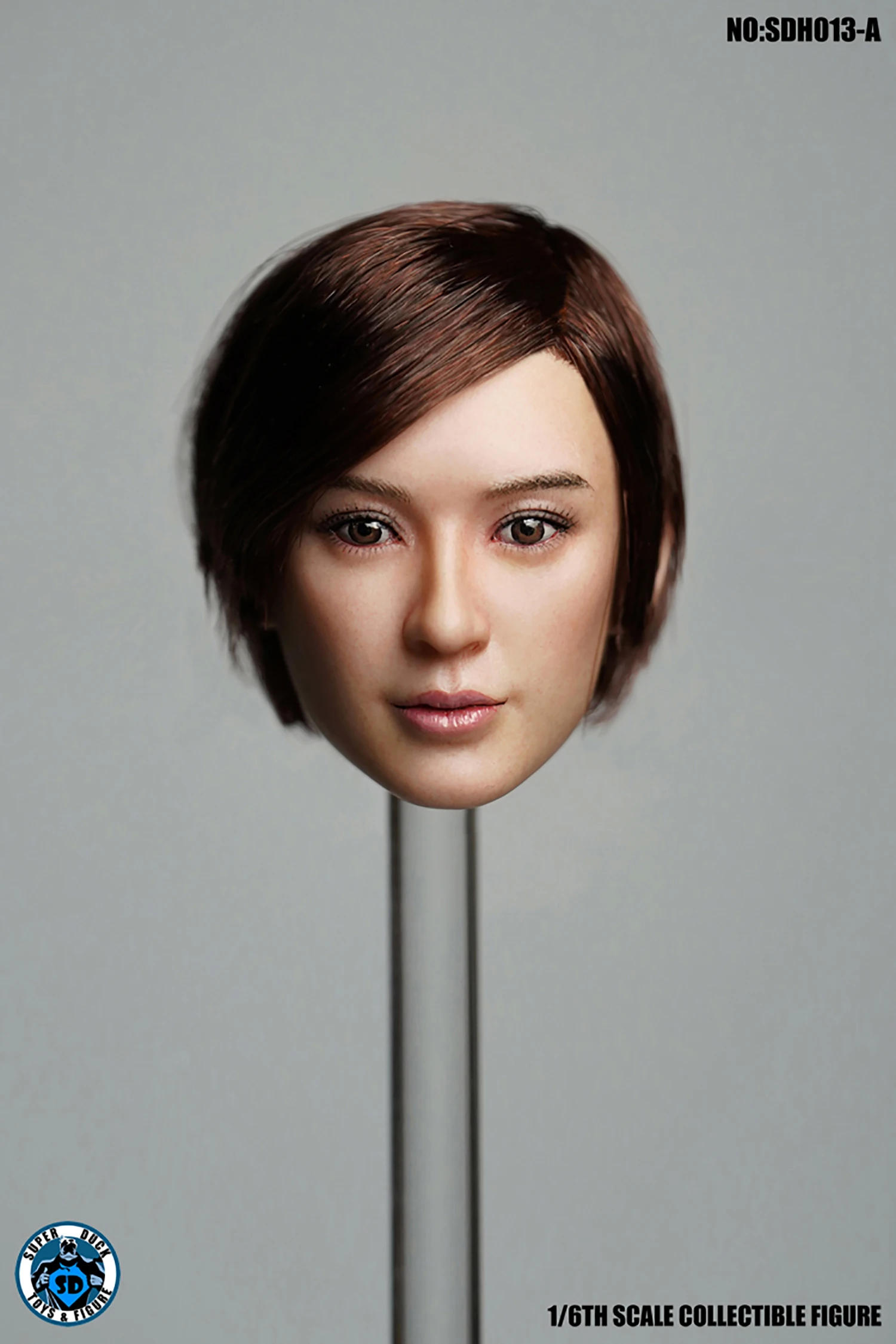 

1/6 Scale SDH013C Asia Kung Fu Girl Head Carving Sculpt Fit 12'' Action Figure