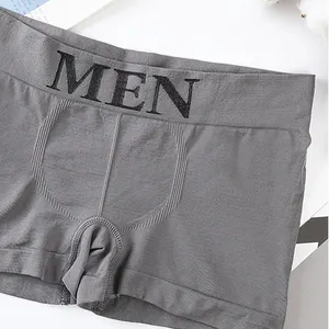 Breathable boxer underwear of male elasticity, plain panties, comfortable pantyhose, 5 pcs 6 Main Sales Box Cuekas - №3