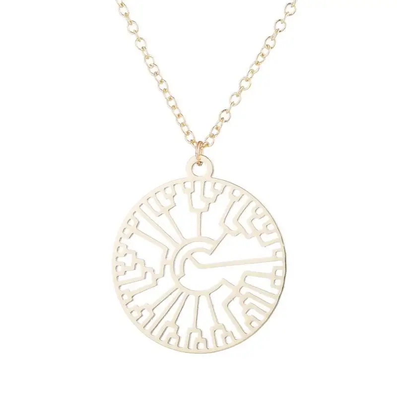 Bxzyrt Stainless Steel Phylogenetic Tree Necklace Women Tree Of Life Science Pendants Necklace Creative Evolution Tree Jewelry