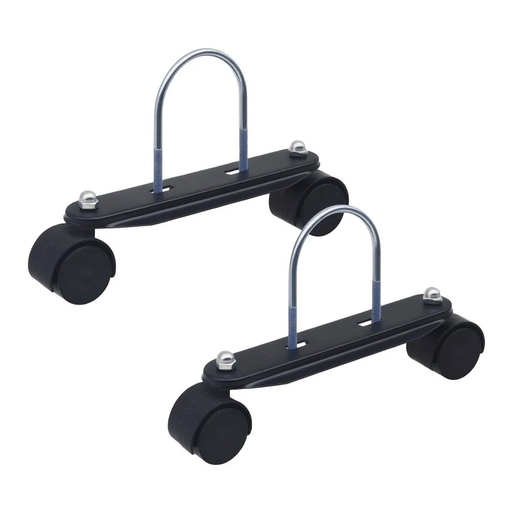 2pcs Casters with U-Shaped Bracket for Electric For Patio Heater Base Mounting to Support Frequent Relocation Tasks