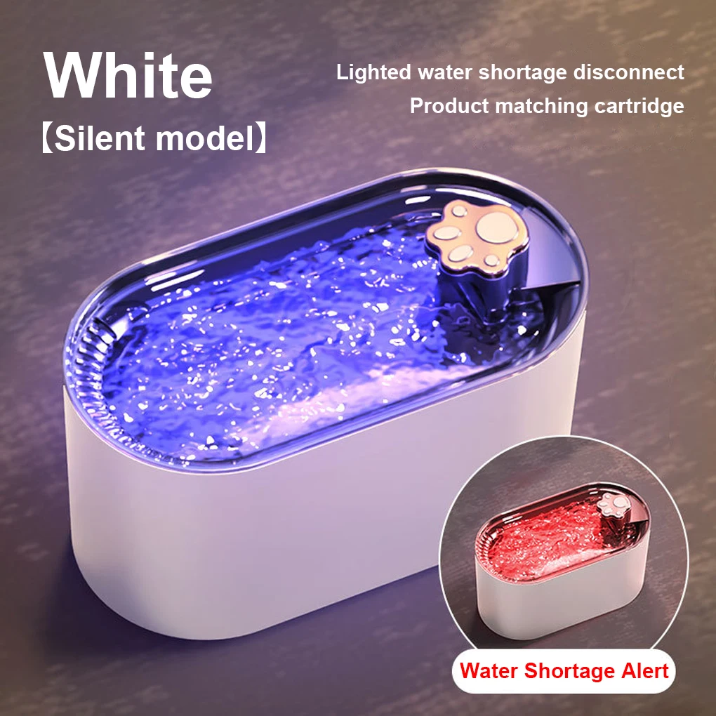 Black Fresh Water Anytime Anywhere Cat Fountain With USB Power Drive USB Interface Is Safe