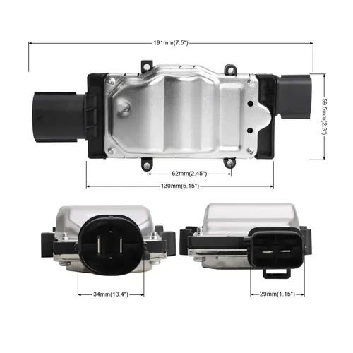Imagen 2 del producto Módulo de Control del ventilador de refrigeración del motor, controlador de accionamiento del ventilador para Ford Escape Focus Transit Connect 1137328464/1137328567, 12-18