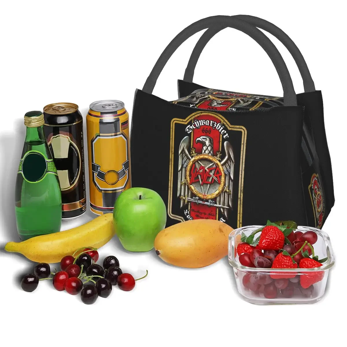 Slayers-fiambrera térmica con etiqueta de cerveza para mujer, bolsa enfriadora portátil de viaje, bonita, personalizada