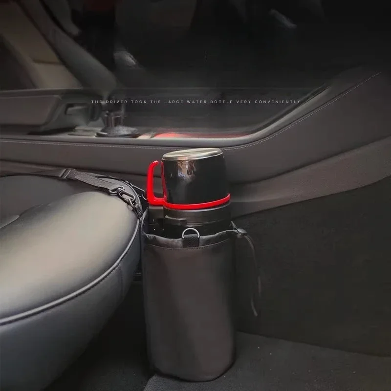 Car Kettle Fixed Cup Holder Water Cup Holder Car Water Bottle Thermal Insulation Pot Artifact Large Warm Pot Hanging Bag