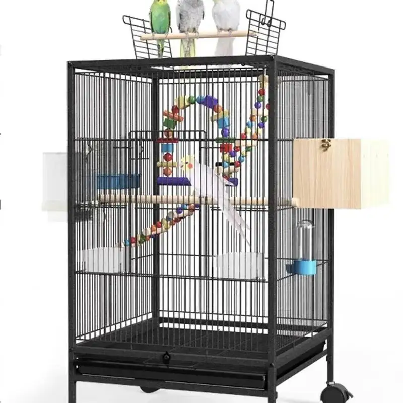 Cagess Feeder Small Bird Cagess Parrot Pajaros Carrying Outdoor Parakeet Nest Parrots Perches Hamster Bird Bird Accessories