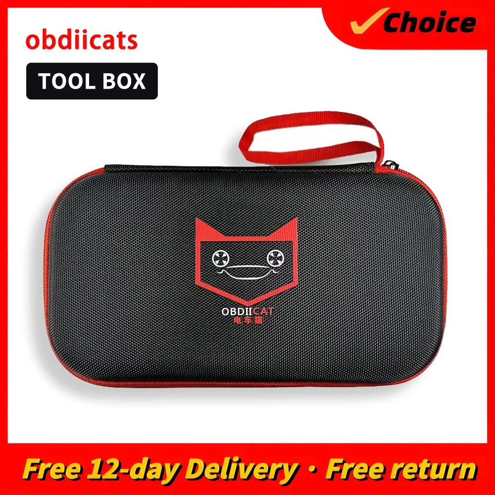 Big Size Carry Box OBDIICAT Plastic Sealed Case for Jump Booster Safety Equipment Toolbox Suitcase Resistant for jump starter