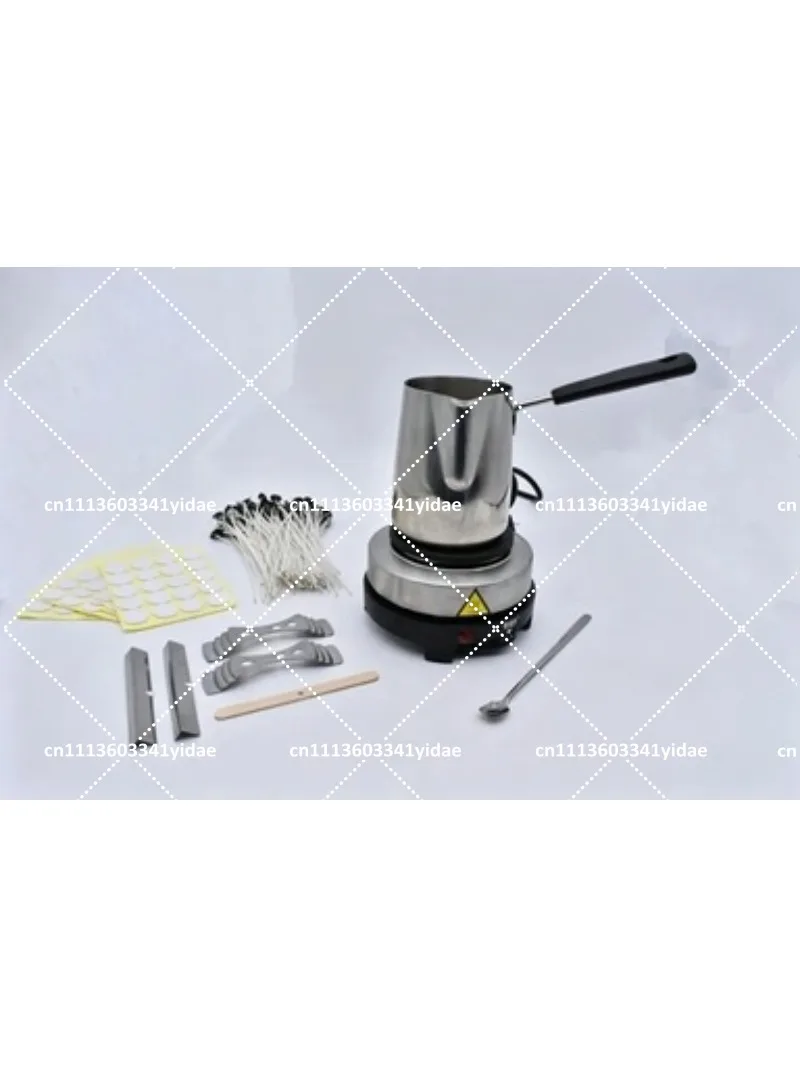 Candle Making Kit with Electric Wax Melter Machine Pot and Core Setter