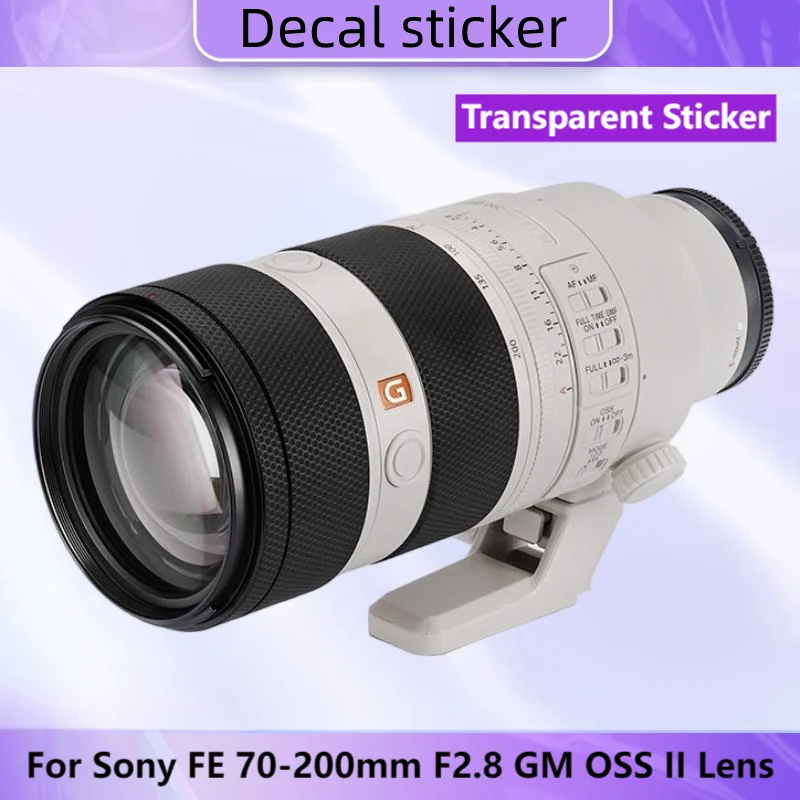 

Для Sony FE 70-200 мм F2.8 GM OSS II прозрачная наклейка на объектив защитная пленка SEL70200GM2 наклейка для объективов защитная крышка
