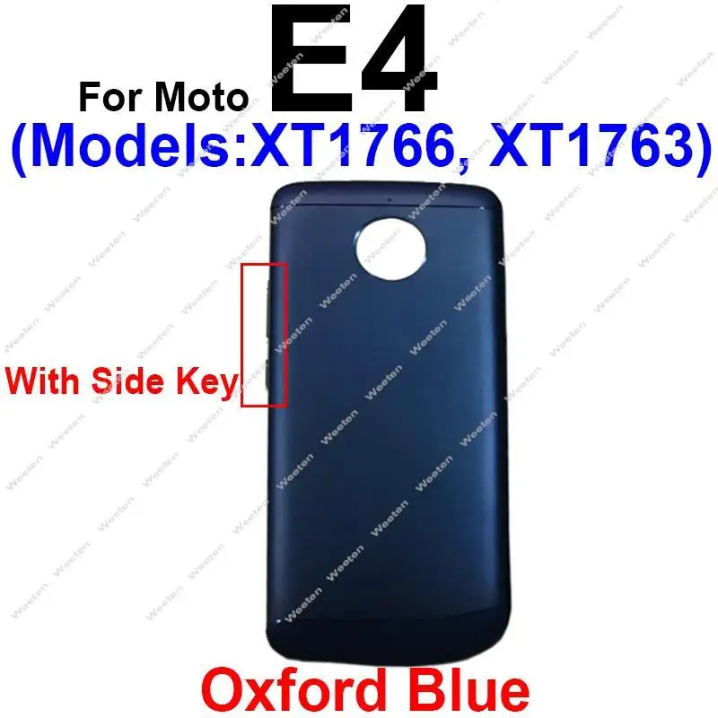 Rear Battery Door Housing Back Cover For Motorola Moto E4 E4 Plus E5 Plus E5 Play E5 Play Go Rear Back Battery Housing Case Part