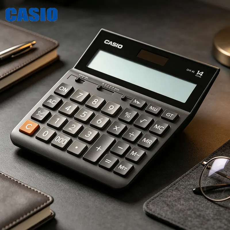 Casio DH-14/12 MH-12 FX-991CN CW/999CN CW Low noise mute business calculator 12 bit wide screen display financial audit