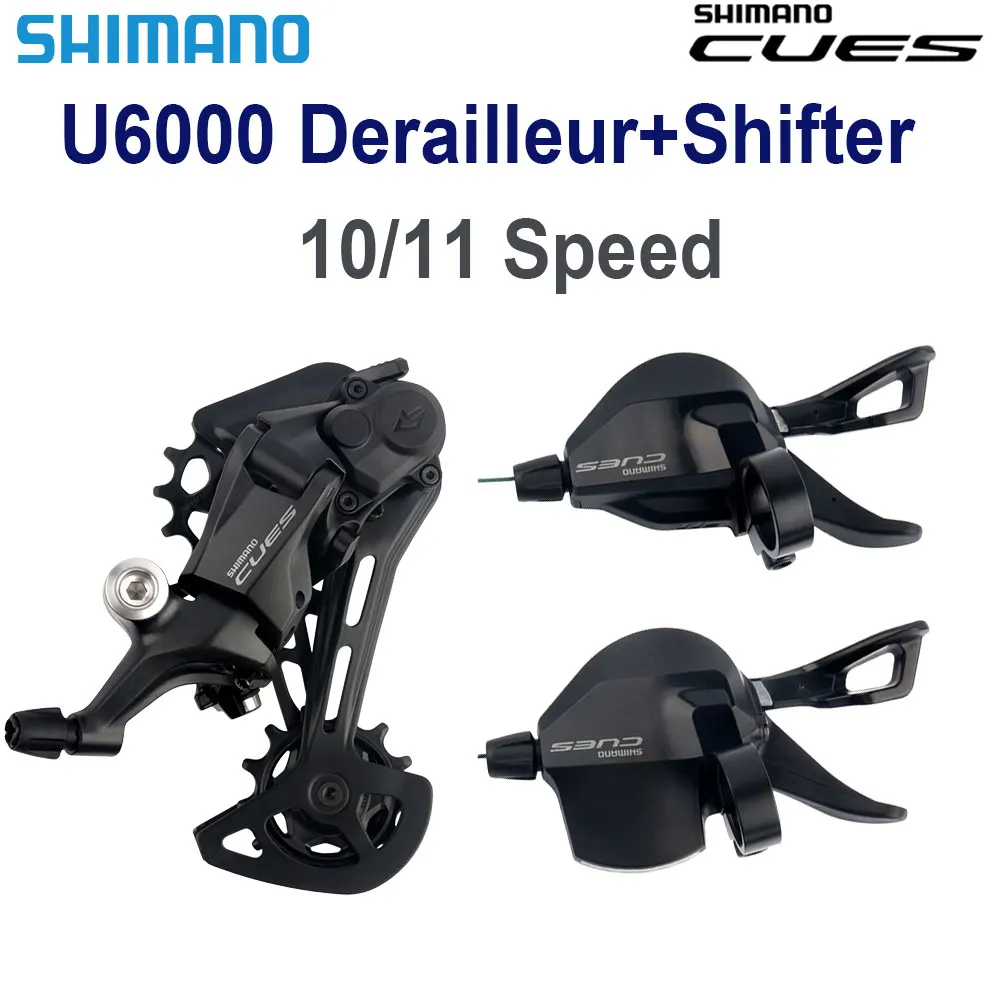 

Shimano CUES U6000 переключатель 10S 11 скоростей MTB переключатель 11 В задний переключатель для горного велосипеда групповой набор 10 скоростей велосипедные детали