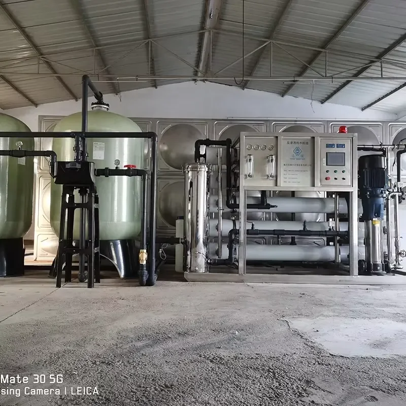 Portable Containerized 5m3 Seawater Desalination Plant Seawater Treatment for Boat 5T Large Scale Salt Water Purification