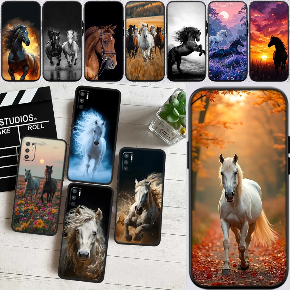 Fine Horse Phone Case for Samsung Galaxy S26 Ultra FE Pro A05 A05S A06 A16 A20 A27 S10 Plus S10e S10+