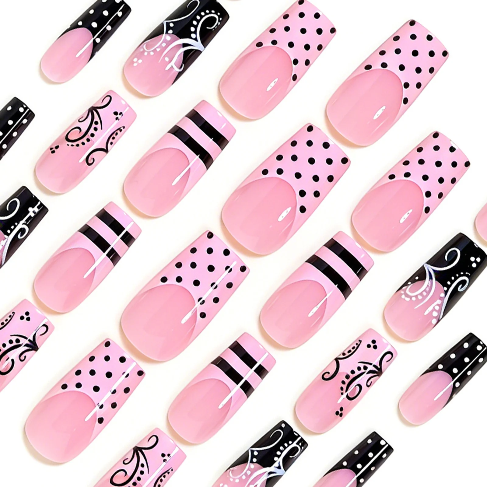 24 Stück Süße Punk-Kunstnägel – Nail Art Aesthetic Bewertung und Preis