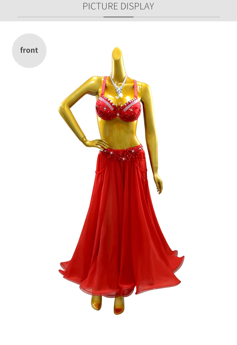 Orientalische Tanzkleidung Baladi-Kleid Bauchtanzkostüme Mädchen Bauchtanzkleidung 2026 Damen Übungskleidung Karneval Lektionsanzug – Detail 7