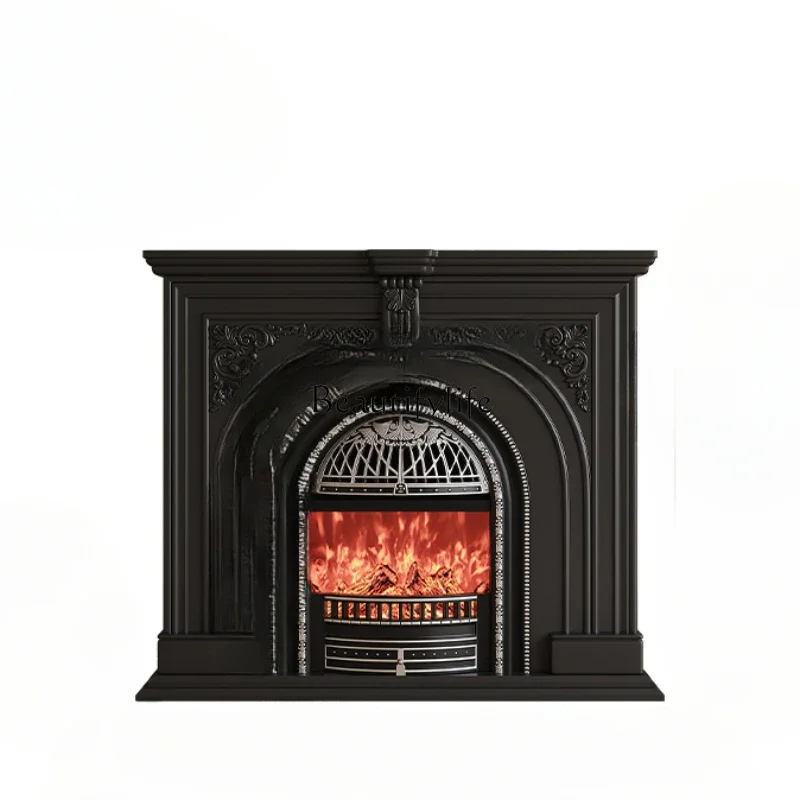 

LXFrench all-solid wood bird cage American living room entry fireplace porch cabinet