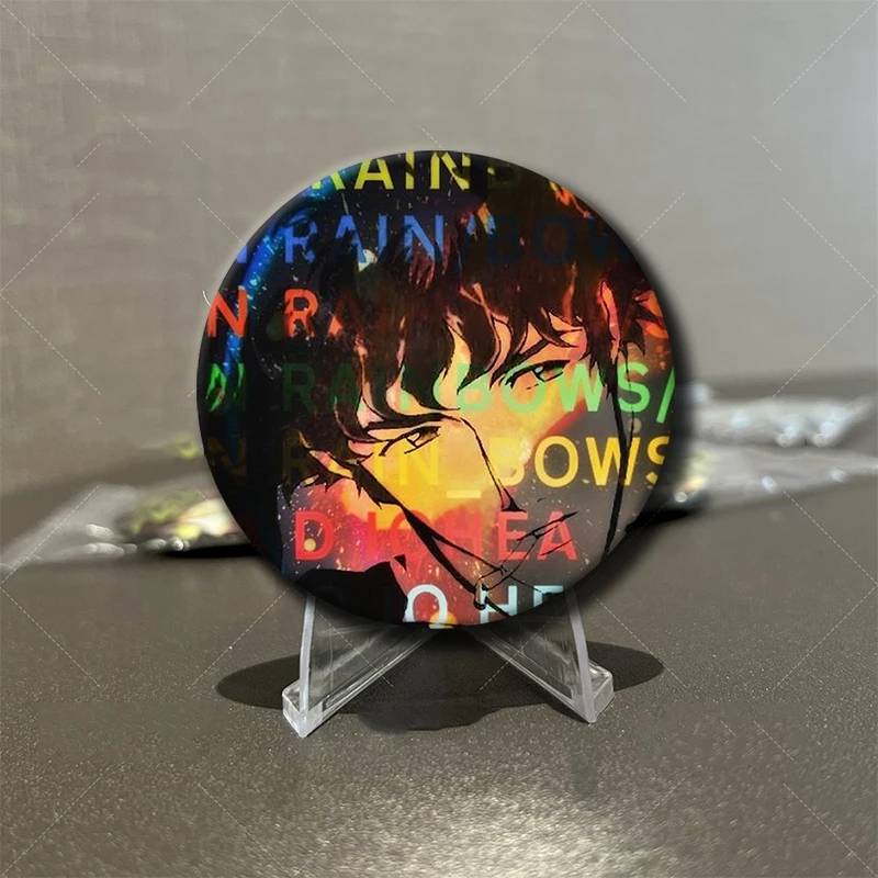 58 مللي متر أنيمي شخصية C-كاوبوي B-بيبوب سبايك شبيجل شارات دبابيس الإبداعية للملابس قبعة ظهره هدية اكسسوارات