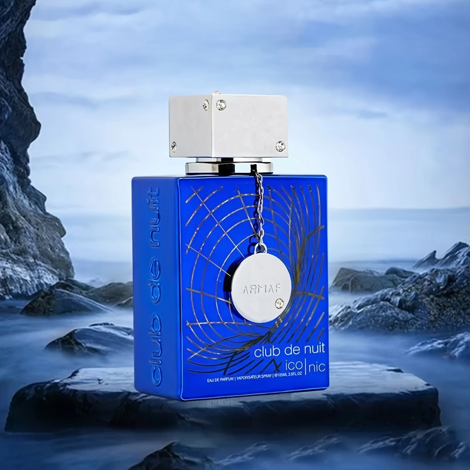 

Armaf Club de Nuit Blue Iconic для мужчин Спрей для парфюмерии, 3,4 унции