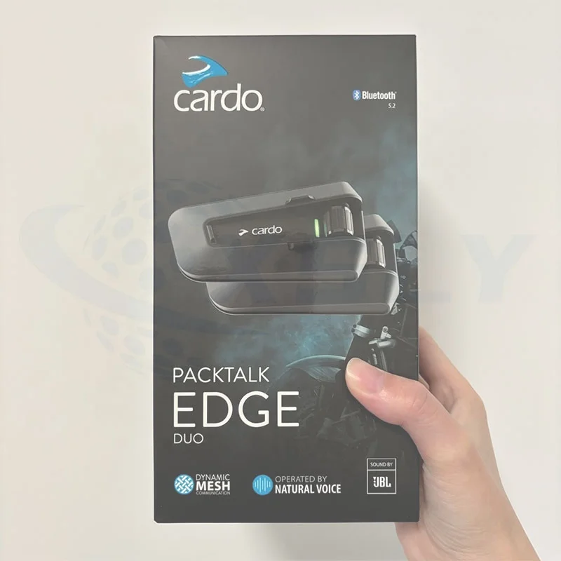 Hot sell Edge Duo Cardo Helmet Bluetooth Headphones Cycling Full Half Helmet Magnetic Base DMC Connected PT200101 PACKTALK EDGE