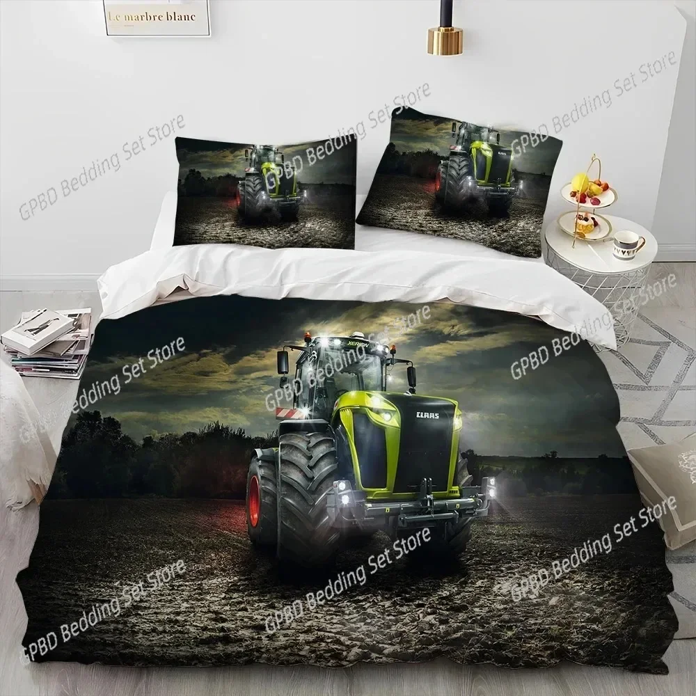 Car Tractor Truck Series Bedding Set Single Twin Full Queen King Size Bed Set Aldult Kid Bedroom Duvetcover Sets bed sheet set