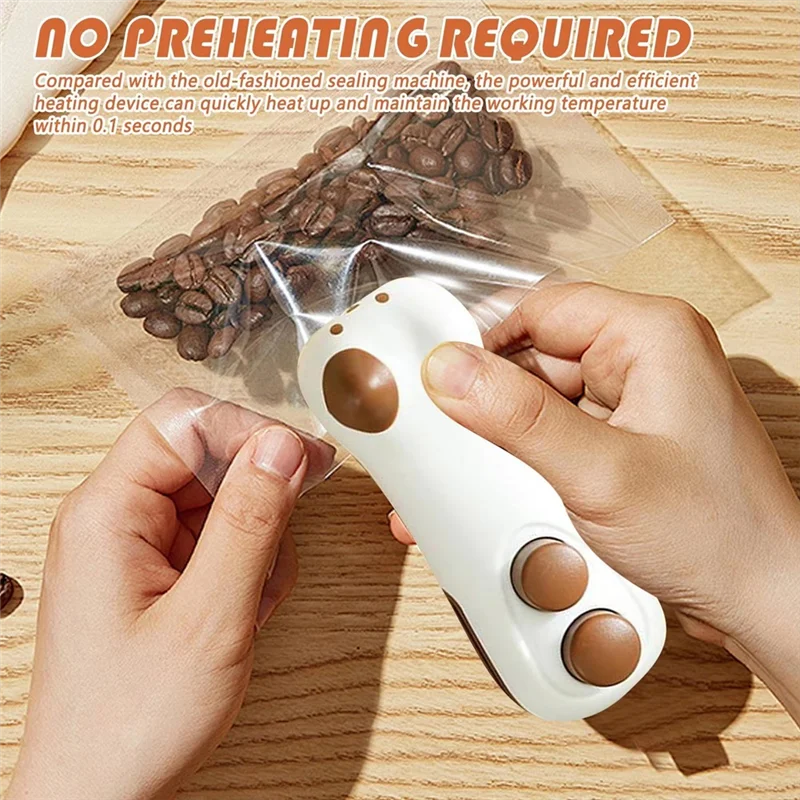 FYBL-نضارة لرقائق الوجبات الخفيفة كاندي أغذية الحيوانات الأليفة حقيبة السدادة صغيرة محمولة باليد مع القاطع والمغناطيس