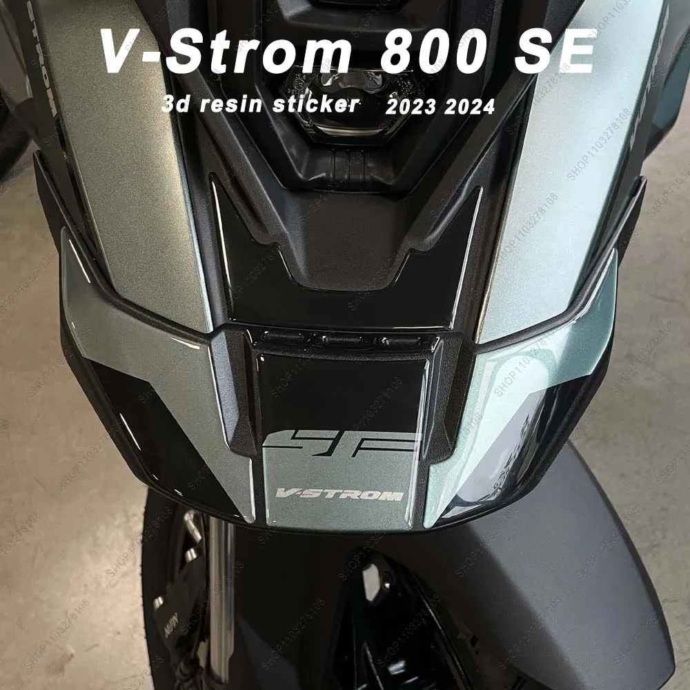 

For Suzuki V-Strom 800 SE 2023 2024 Limited Edition New 3D Epoxy Resin sticker kit Motorcycle Belly Pan Toe Protection Sticker