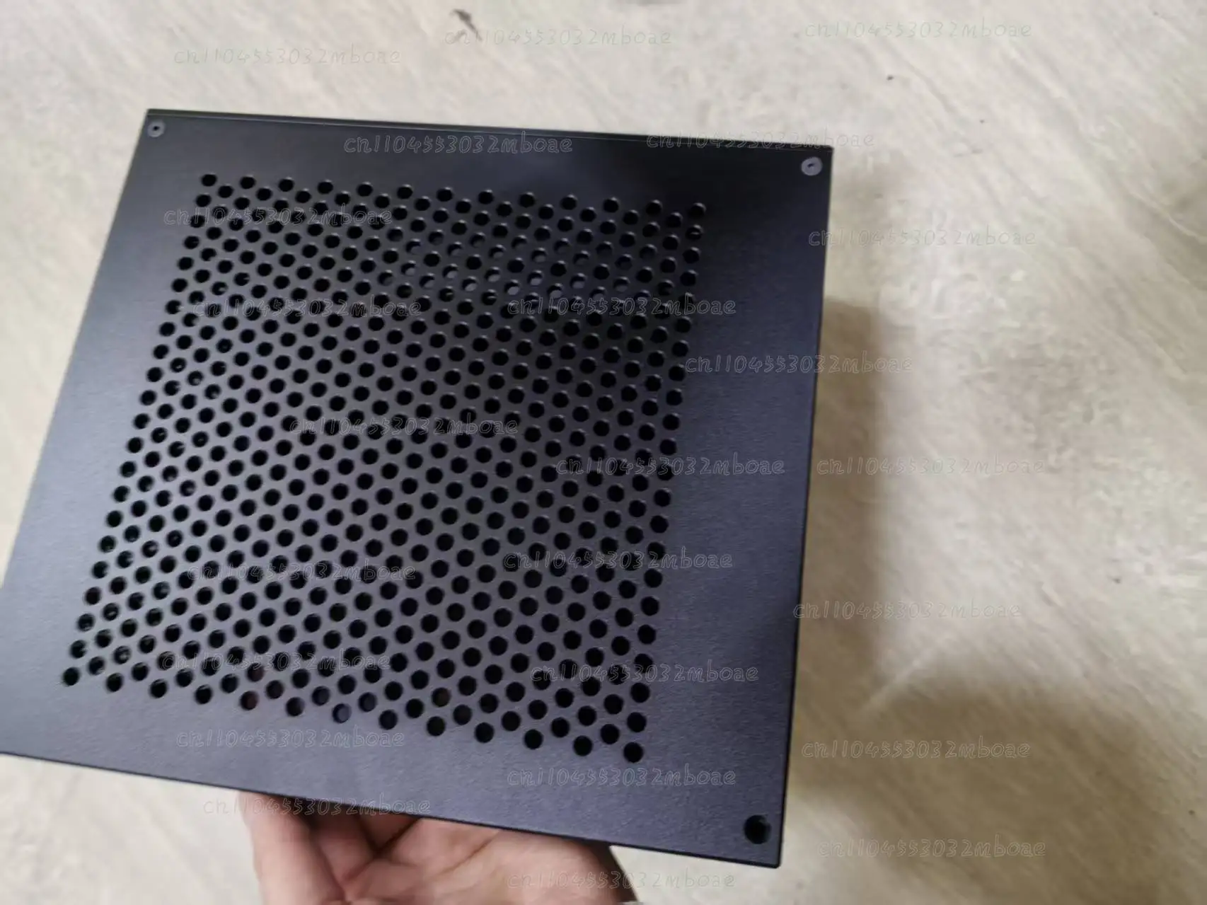 For BUG-D1 All Aluminum Compact ITX Case Support Half Height Knife Card DC-ATX PSU Soft Routing Network Server Enclosure