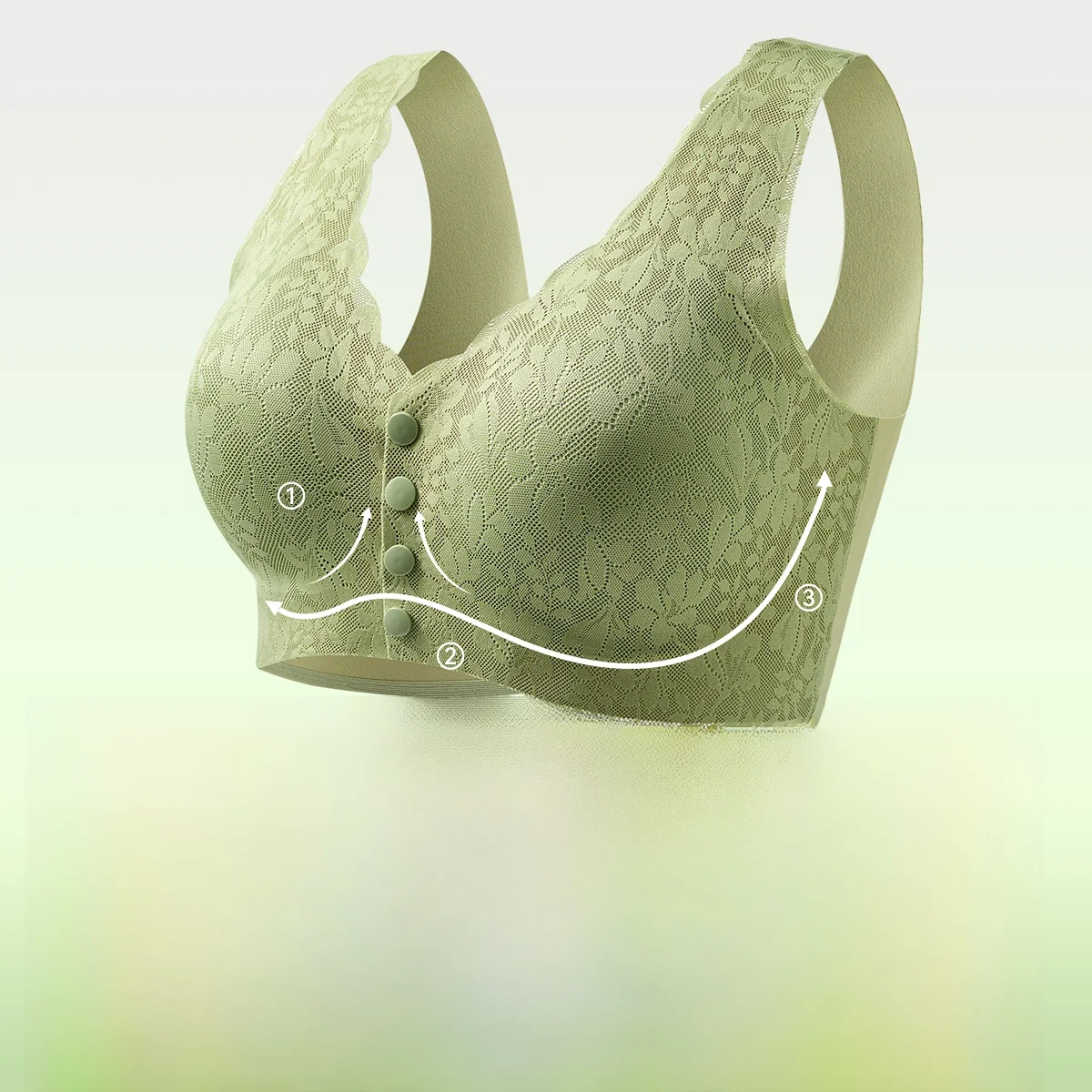 Sujetador tipo chaleco para mujer, con aros, para madres y señoras mayores, modelo delgado de verano, tela de nailon, 100% fi...
