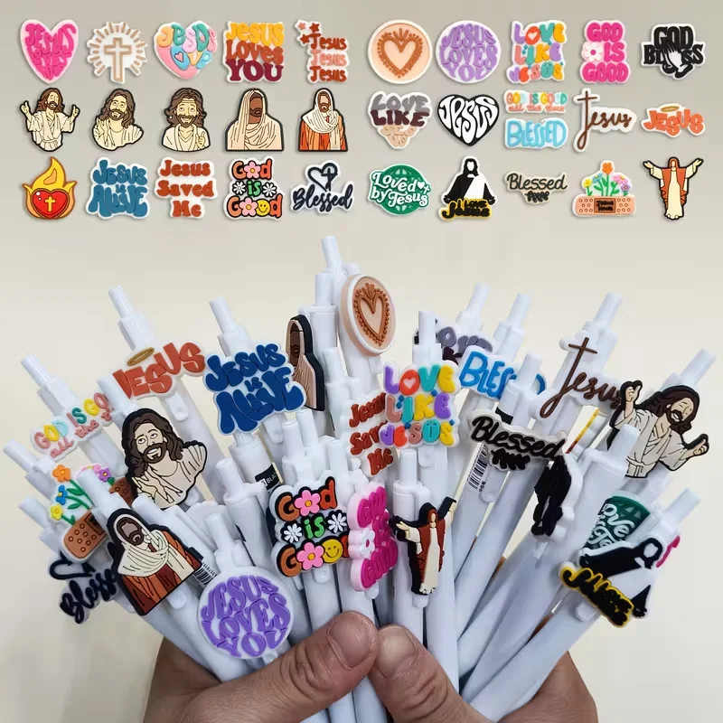 

Набор из 15 ручек с цитатами из Библии, христианские религиозные ручки для церкви, школы, офиса, вдохновляющий подарок для верующих