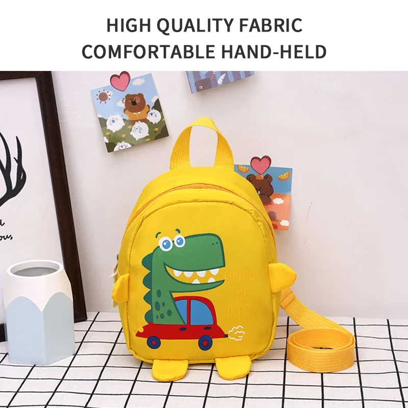 1 PCS Anti-lost Baby Mini Backpack Children\'s Accessories Kindergarten Backpack Cartoon Dinosaur Backpack Snack Bag