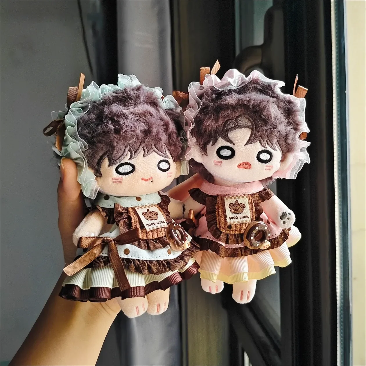 10cm Cotton Doll Clothes Mint Chocolate Strawberry Cake Series Skirt Macaron Color Palette No Attribute Clothing