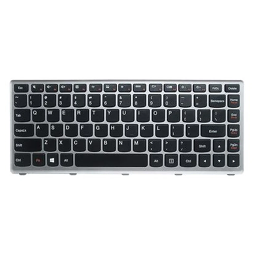 Laptop Keyboard For Lenovo P400 P400-Touch Black US United States Layout No backlit