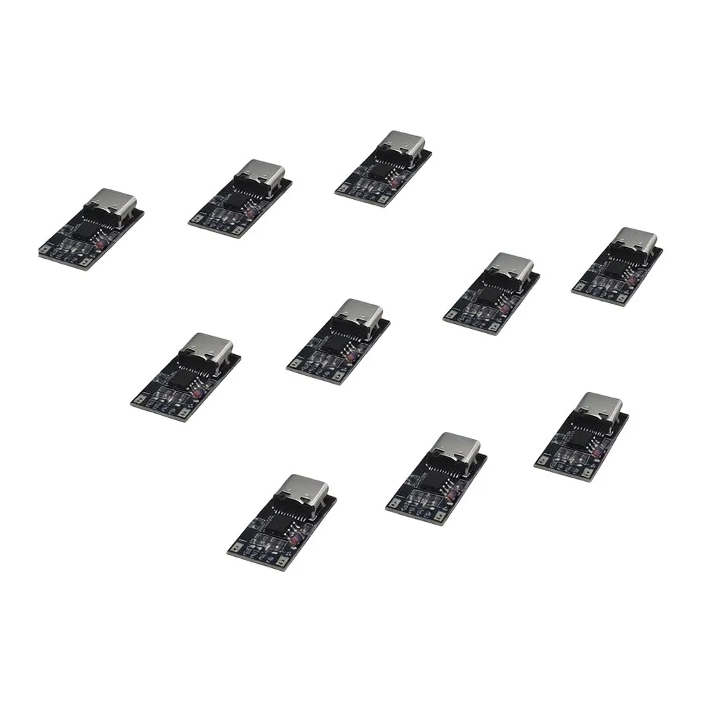 10pcs Fast Charging Voltage Trigger Module for PD QC for Power Banks Chargers Output 9V 12V 15V 20V 5A DC Boost Converter