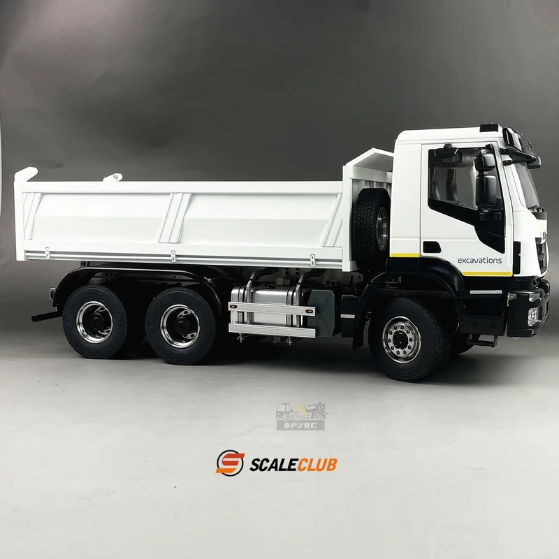 Scaleclub Model 1/14 Full Metal For Iveco 6x6 Hydraulic Dump Truck RTR To Play Tamiya  Lesu Rc Trailer Tipper