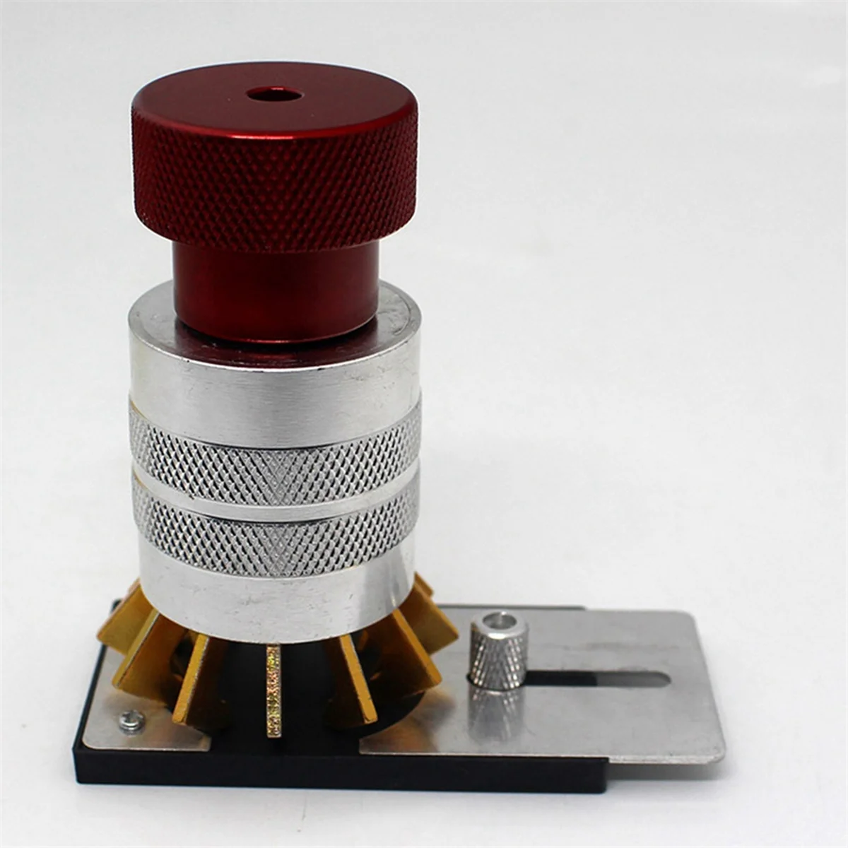 AB7-Watch ツール ラップリフター 交換修理用栓抜きツール ワインダーツール 時計接着機 キャッピングプライヤー レッド