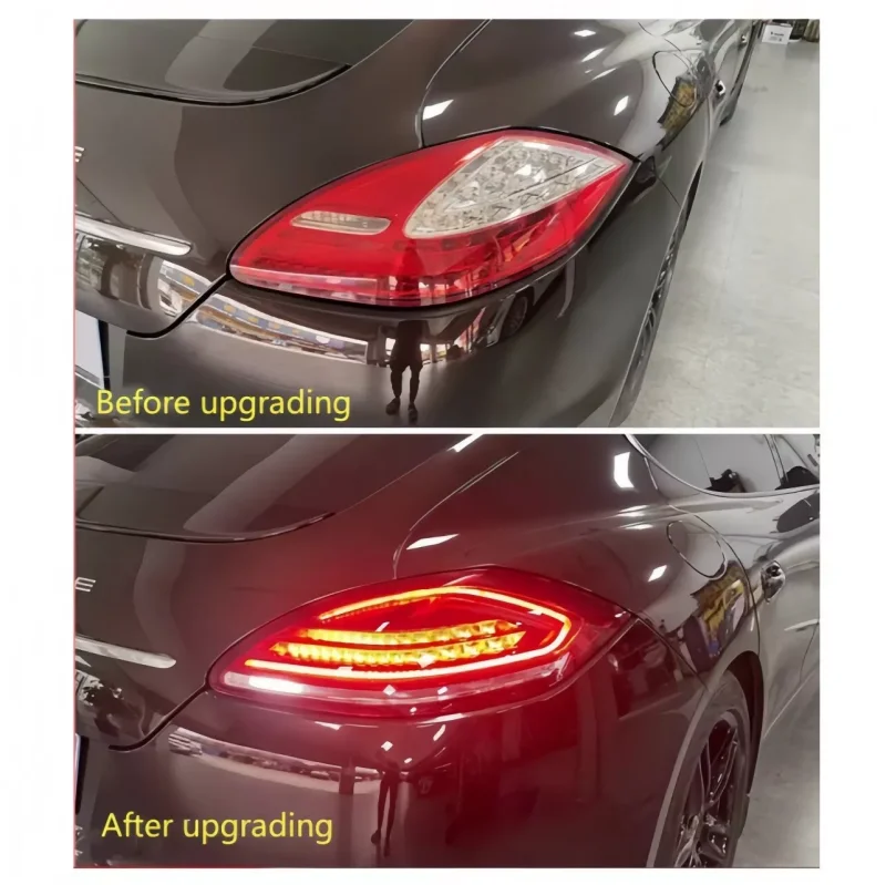 Auto Rücklicht Modifizierte LED Rücklicht Rücklicht Laufende Lichter Blinker Bremse Rückfahr Licht für Porsche Panamera 2010-2013