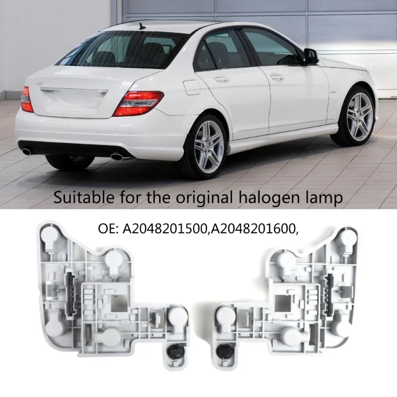 

Rear Left/Right Side Tail Light Lamp Holder Socket Replacement Automotive Part Accessories A2048201500 A2048201600 X37F